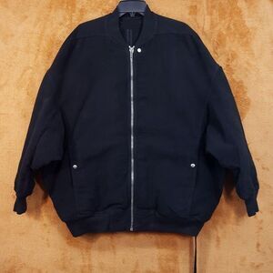 RICK OWENS DRKSHDW Jumbo Padded Bomber Jacket Mens Small Black Padded Oversized